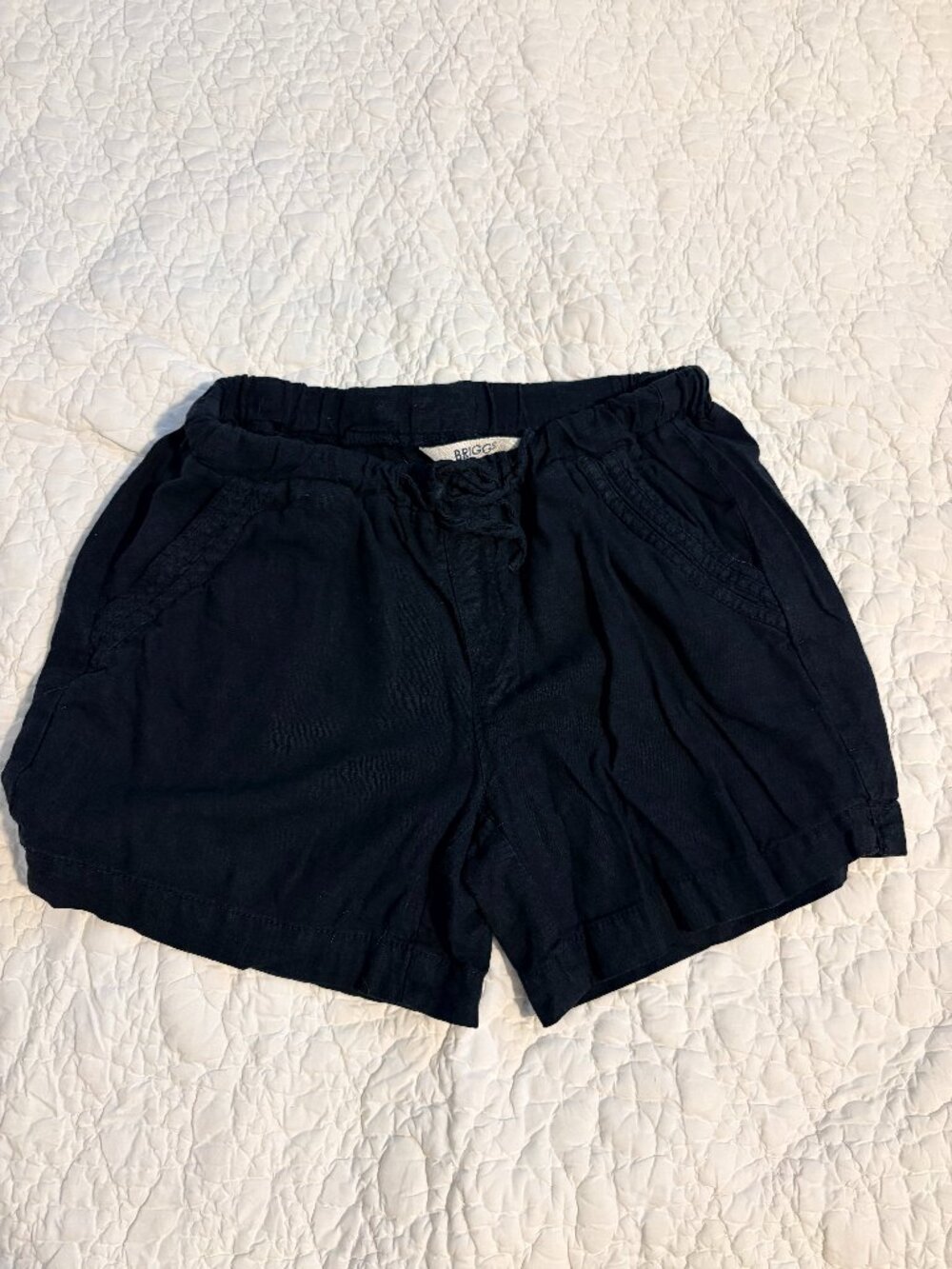 Briggs Black Pull-On Casual Shorts – XS